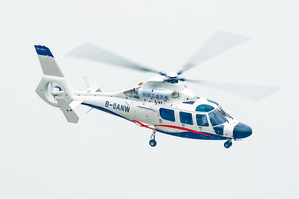 AC312E举行航行预演。。摄影：岳书华